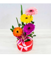 BOX OF GERBERAS AND LILY